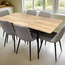Boston Extendable Dining Suite 6 Seater at online8 furniture store Auckland