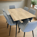 Boston Extendable Dining Suite 6 Seater at online8 furniture store Auckland