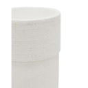 Boston Planter Large - Textured White at online8 furniture store Auckland