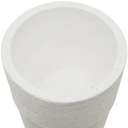 Boston Planter Large - Textured White at online8 furniture store Auckland