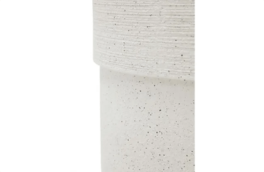 Boston Planter Medium - Textured White at online8 furniture store Auckland