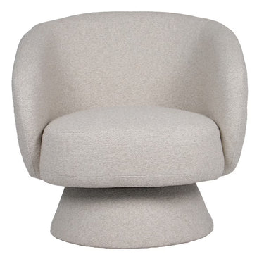 Boston Swivel Chair - Egg Shell at online8 furniture store Auckland