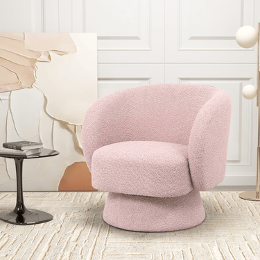 Boston Swivel Chair - Mink at online8 furniture store Auckland