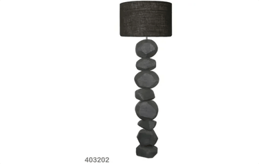 Boulder Wooden Floor Lamp - 165Cm at online8 furniture store Auckland