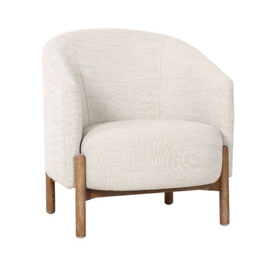Bowie Rounded Fabric Tub Armchair at online8 furniture store Auckland