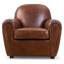 Bradford Vintage Leather Club Chair at online8 furniture store Auckland