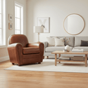 Bradford Vintage Leather Club Chair at Online8 Furniture Auckland NZ