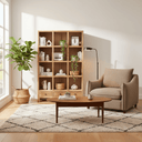 Brasilia Reclaimed Elm Bookcase | Display Cabinet at online8 furniture store Auckland