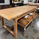 Brasilia Rustic Dining Table 2200mm at online8 furniture store Auckland