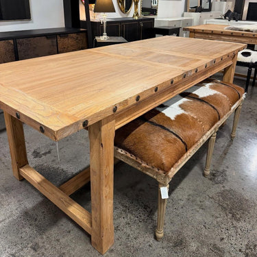 Brasilia Rustic Dining Table 2200mm at online8 furniture store Auckland
