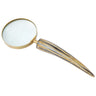 Brass Aluminum Bone Handle Magnifier at online8 furniture store Auckland