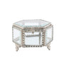 Brass & Glass Hexagon Jewelldery Box at online8 furniture store Auckland
