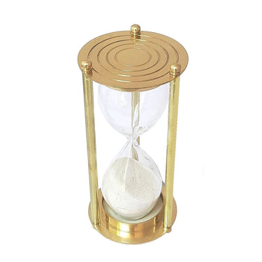 Brass Hourglass at online8 furniture store Auckland