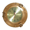 Brass Porthole Wall Clock at online8 furniture store Auckland
