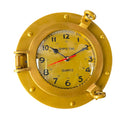 Brass Porthole Wall Clock at online8 furniture store Auckland