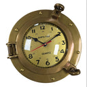 Brass Porthole Wall Clock at online8 furniture store Auckland