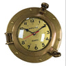 Brass Porthole Wall Clock at online8 furniture store Auckland