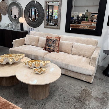 Bridgerton 3 Seat Sofa - Ivory at online8 furniture store Auckland