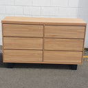 Bright 6 Drawer Dresser | Lowboy at online8 furniture store Auckland