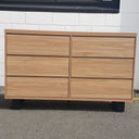 Bright 6 Drawer Dresser | Lowboy at online8 furniture store Auckland
