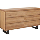 Bright 6 Drawer Dresser | Lowboy at online8 furniture store Auckland