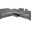 Bristol Electric Corner Recliner - Gray at online8 furniture store Auckland