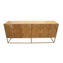 Brooklyn 6 Door Sideboard - Oak at online8 furniture store Auckland