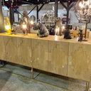 Brooklyn 6 Door Sideboard - Oak at online8 furniture store Auckland