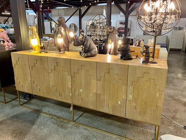 Brooklyn 6 Door Sideboard - Oak at online8 furniture store Auckland