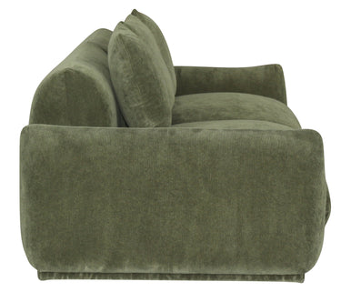 Brooklyn Plush Corduroy 3 Seat Sofa - Olive Green at online8 furniture store Auckland