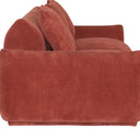 Brooklyn Plush Corduroy 3 Seat Sofa - Rust at online8 furniture store Auckland