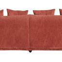 Brooklyn Plush Corduroy 4 Seat Sofa - Rust at online8 furniture store Auckland
