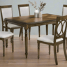 Brookwood Dining Suite 6 Seater - Rustic Brown at online8 furniture store Auckland
