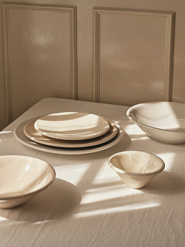 BROSTE Alfredo Serving Bowl Small - Cream at Online8 Furniture Auckland NZ