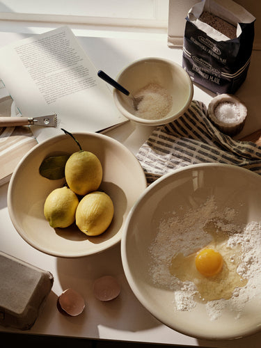 BROSTE Alfredo Serving Bowl Small - Cream at Online8 Furniture Auckland NZ