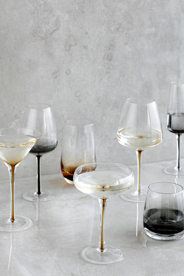 BROSTE Amber Red Wine Glass Set/4 at Online8 Furniture Auckland NZ