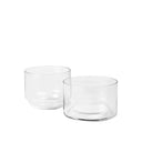 BROSTE Bowl Sylvia Small 2 piece - Clear Glass at Online8 Furniture Auckland NZ