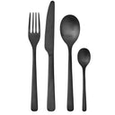 BROSTE Cutlery Hune Set S/16 Matt Black at Online8 Furniture Auckland NZ