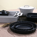 BROSTE Ovenware Hasle Oven Dish Rectangular Large - Light Grey at Online8 Furniture Auckland NZ