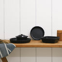 BROSTE Ovenware Vig Flan Oven Dish Medium - Black at Online8 Furniture Auckland NZ