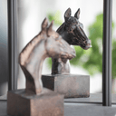 Brown Horse Bookends at online8 furniture store Auckland