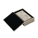 Brown Leaf Book Box Set of 2 at online8 furniture store Auckland