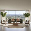 Bruno Large Corduroy 4 Seater Sofa - Olive at Online8 Furniture Auckland NZ