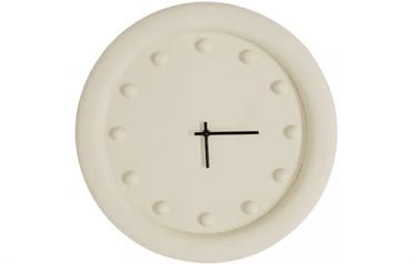 Bubble Wall Clock - Off White at online8 furniture store Auckland