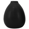 Bud Vase Matt Black 11x13 cm at online8 furniture store Auckland