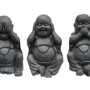 Buddha Statue Set of 3 - Indoor/Outdoor at online8 furniture store Auckland