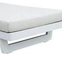 Byaal Outdoor Sun Lounger - Grey & White at online8 furniture store Auckland