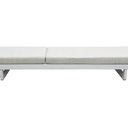 Byaal Outdoor Sun Lounger - Grey & White at online8 furniture store Auckland