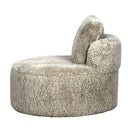 Cabana Round Accent Chair - Beige at online8 furniture store Auckland