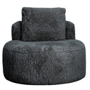 Cabana Round Accent Chair - Graphite at online8 furniture store Auckland